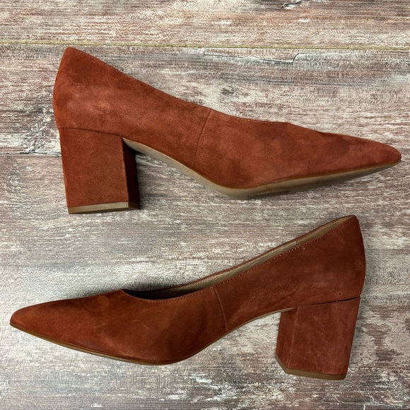 Madewell | VGUC Rivka Heel Suede Leather Pointed-Toe Pumps, 8.5 - Picture 5 of 12